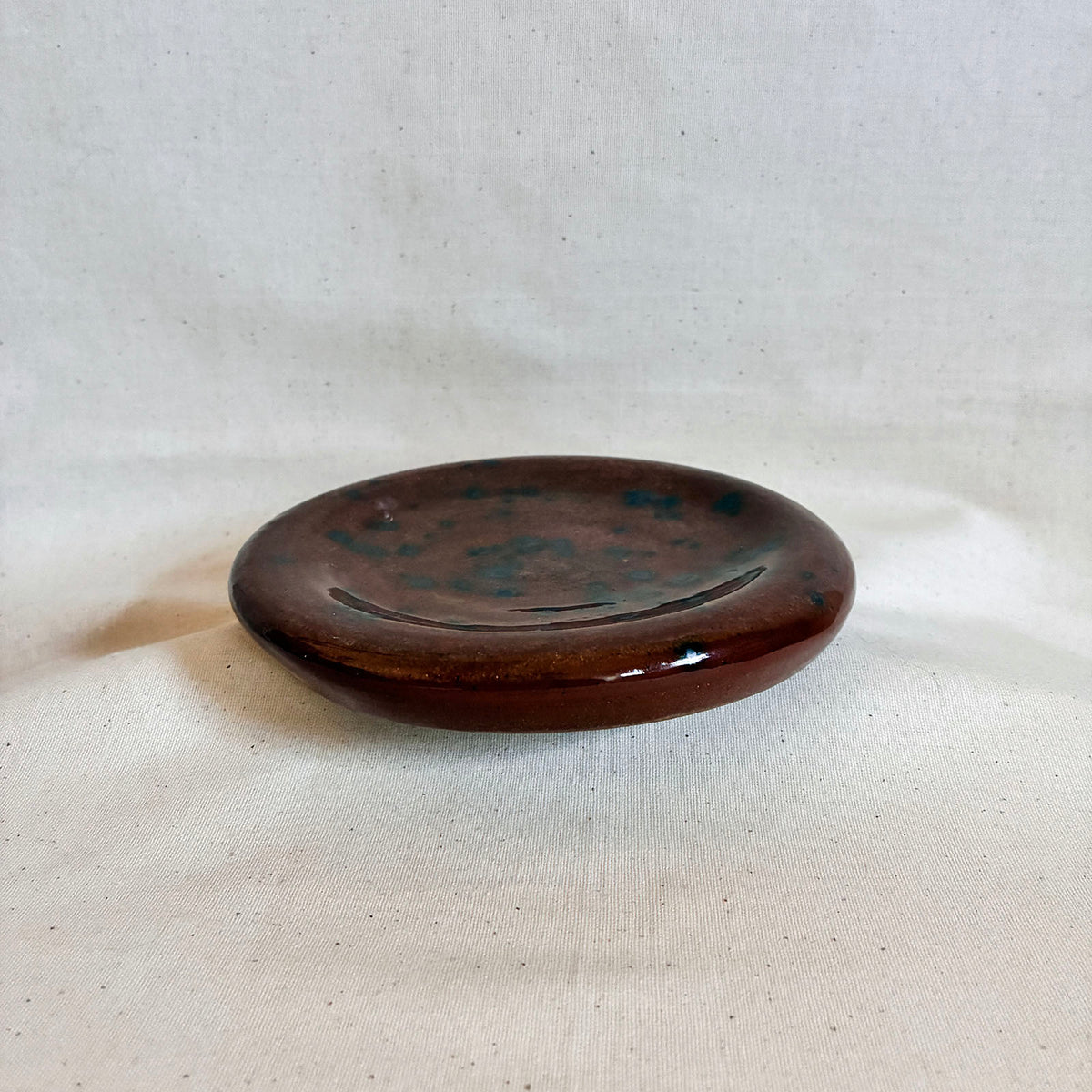 Bubble Plate: Petrified Wood
