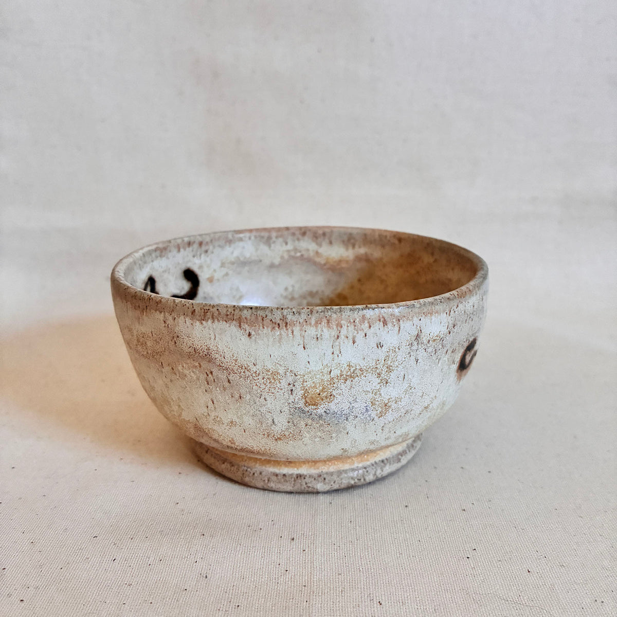 Footed Coupe Bowl: Ribbon