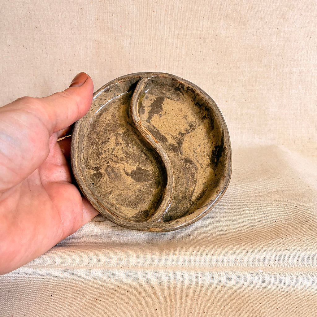 Trinket Dish: Yin Yang Swirl