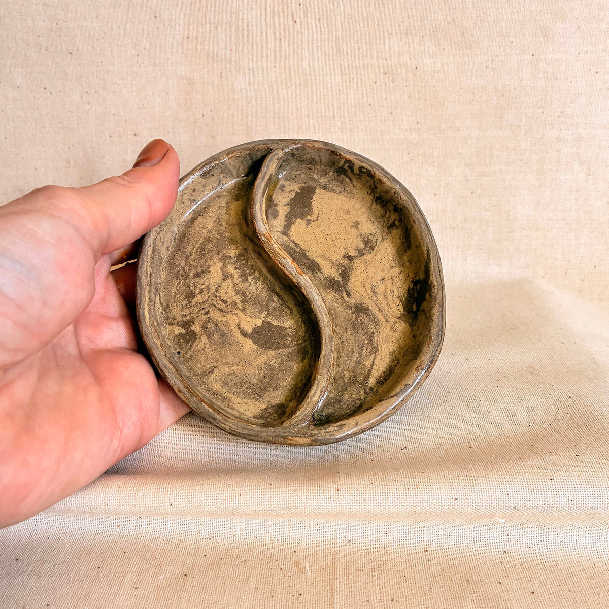 Trinket Dish: Yin Yang Swirl
