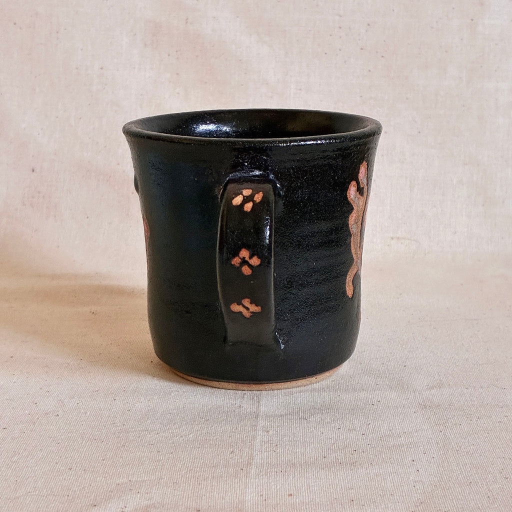 Diner Mug: Block Print Poppy