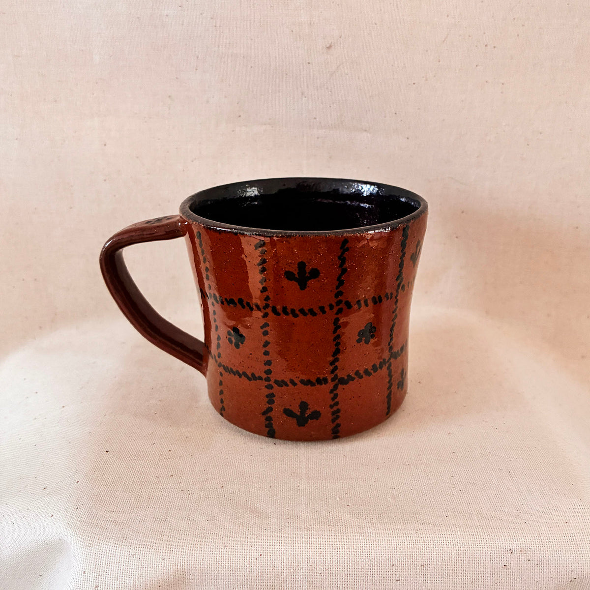 Diner Mug: Flower Grid
