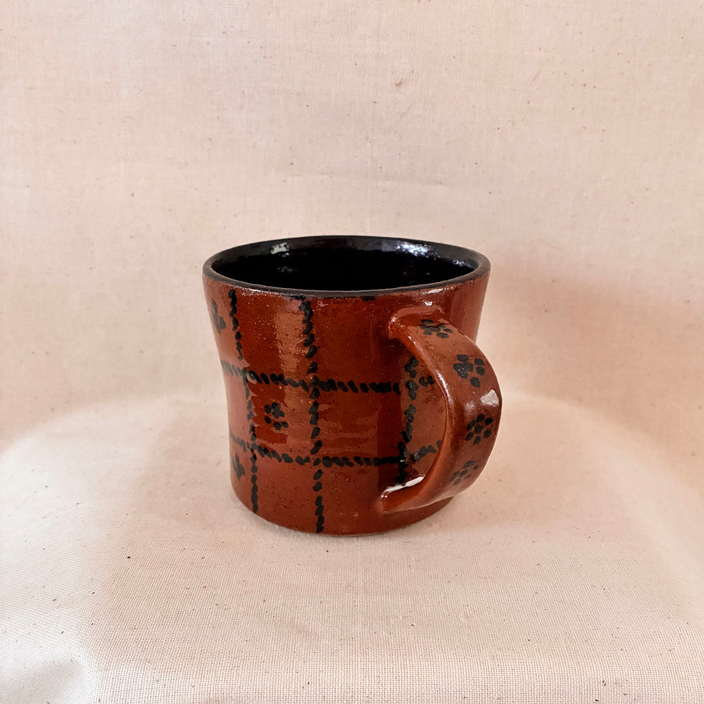 Diner Mug: Flower Grid
