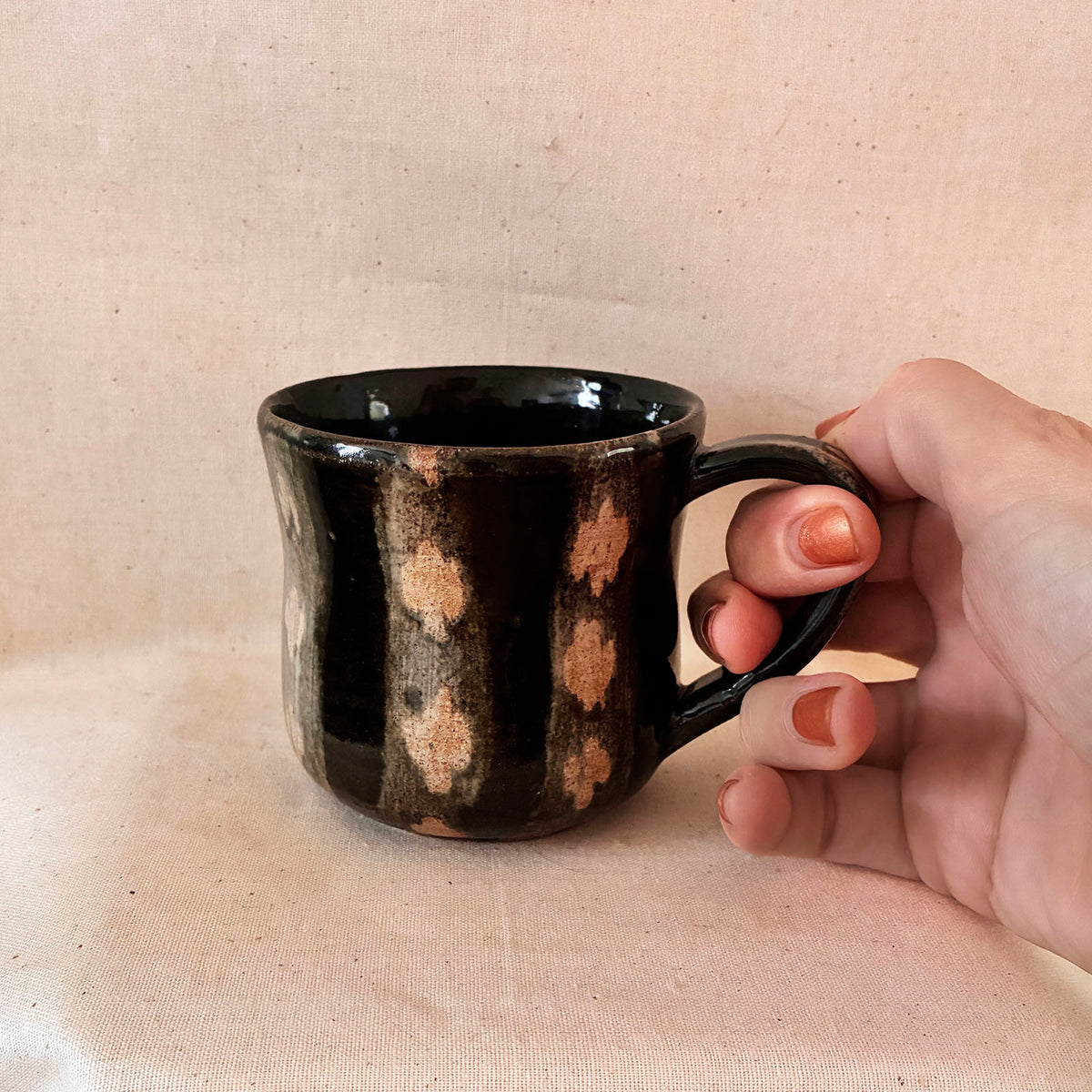 Cauldron Mug: Mono Ikat