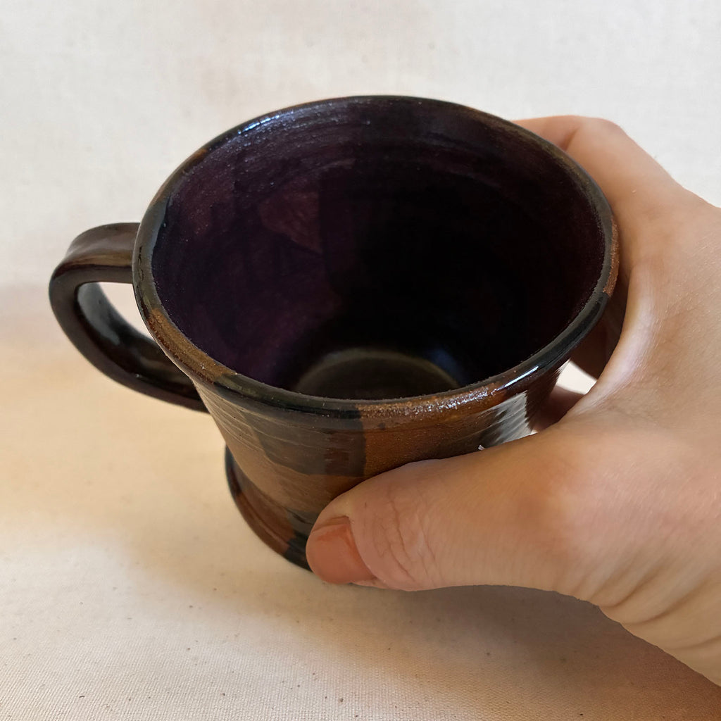 Taper Mug: Chestnut Gingham