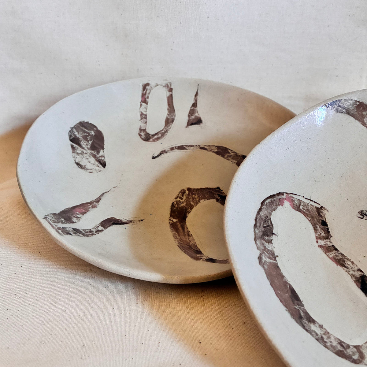 Pasta Plates Pair: Rocky Road