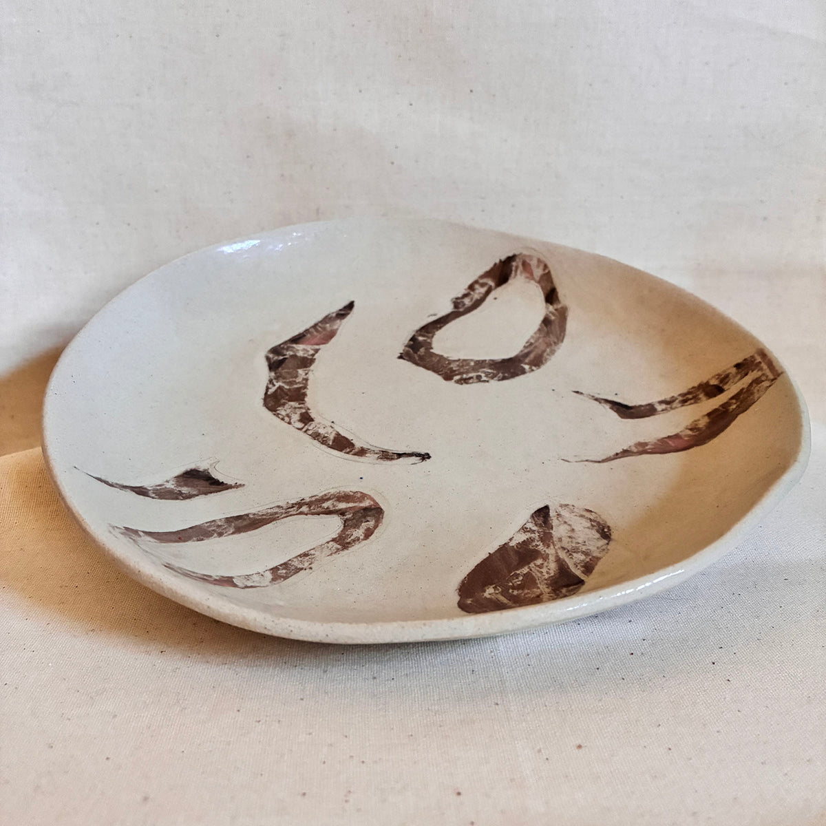 Pasta Plates Pair: Rocky Road
