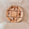 Small Rimmed Plate: Daisy Grid