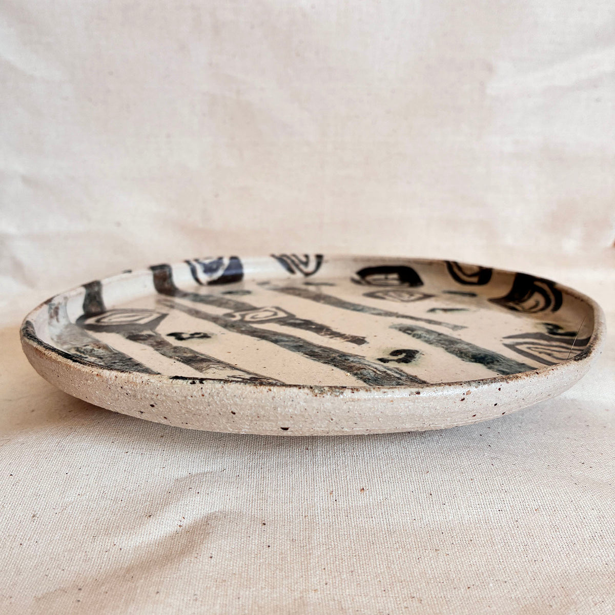 Rimmed Plate: Tree Rings