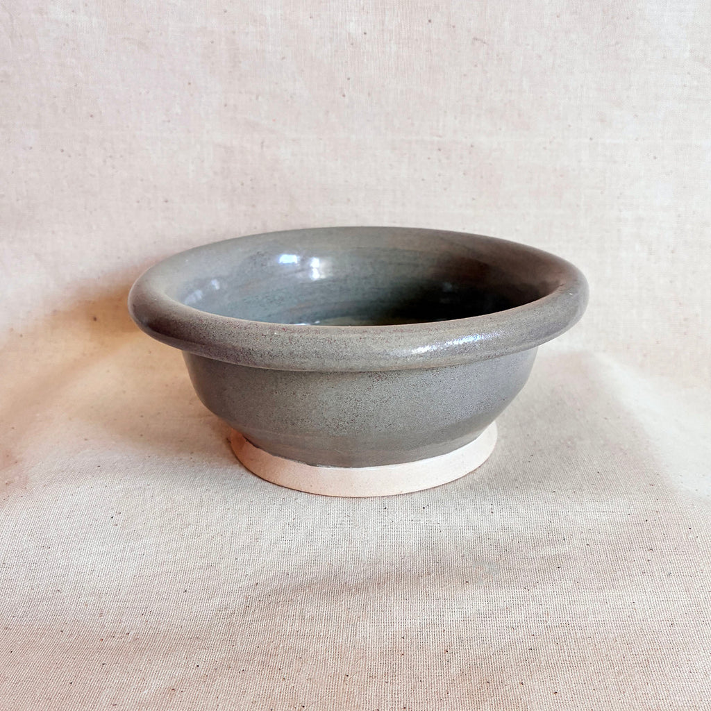 Footed Bowl: Sage