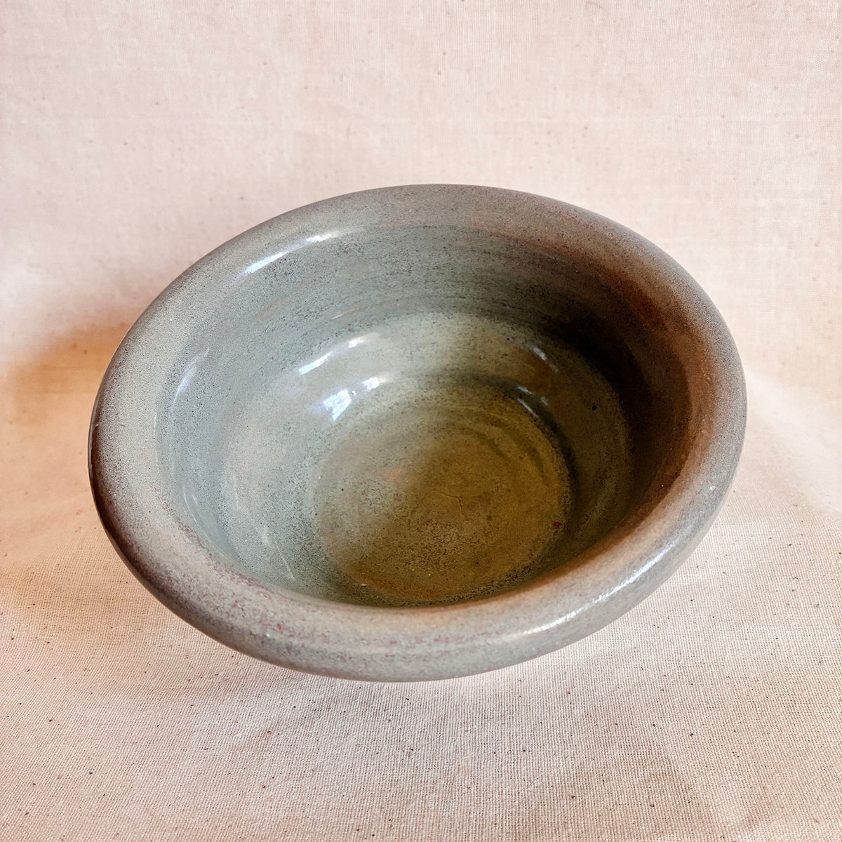 Footed Bowl: Sage