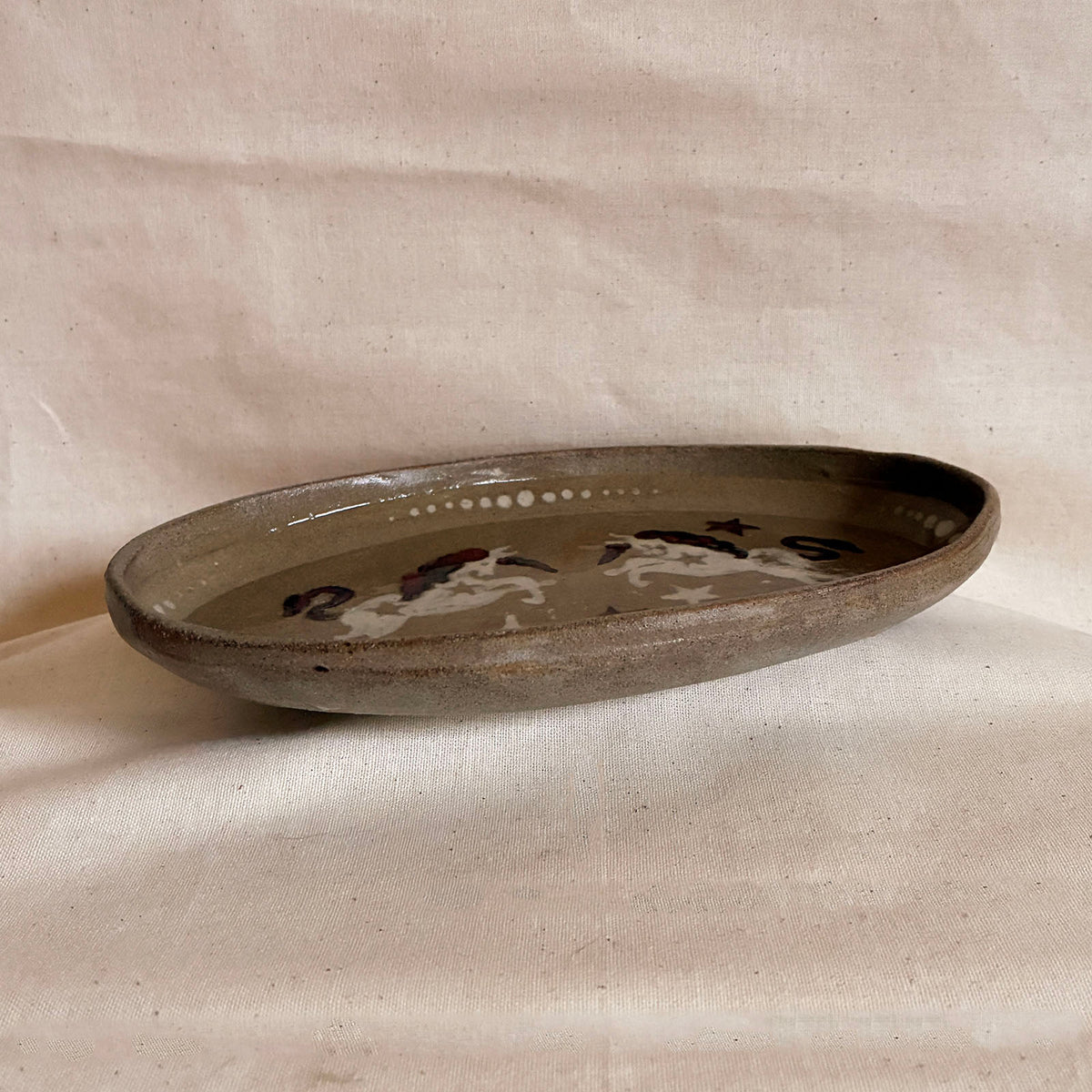 Oval Tray: Born A Unicorn